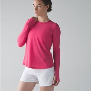 Lululemon Sunaway Runaway Long Sleeve Boom Juice